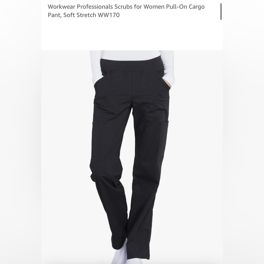 Cherokee Workwear Professionals Scrubs for Women Pull-On Cargo Pant